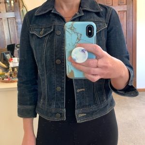 The Loft cropped jean jacket
